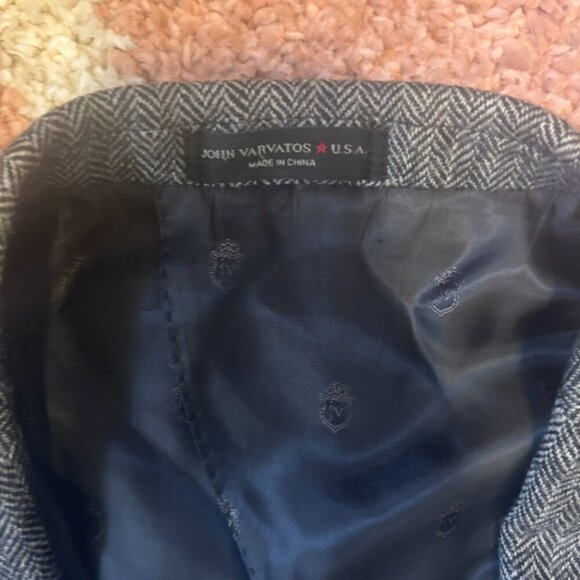 JOHN VARVATOS $595 Blazer 44L Jacket 100% Wool Baxter-JP Gray - Picture 3 of 6